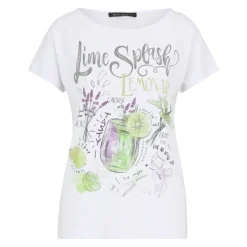 Betty Barclay T-Shirts*Casual Statement Shirt med U-båd Halsudskæring Hvid