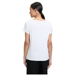 Betty Barclay T-Shirts*Casual Statement Shirt med U-båd Halsudskæring Hvid