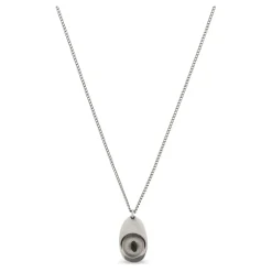 Lemaire Smykker*Cat Eye Pendant Necklace Grå
