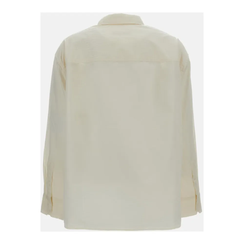 Casey Casey Bluser & Skjorter*Chalk Poplin Shirt Hvid