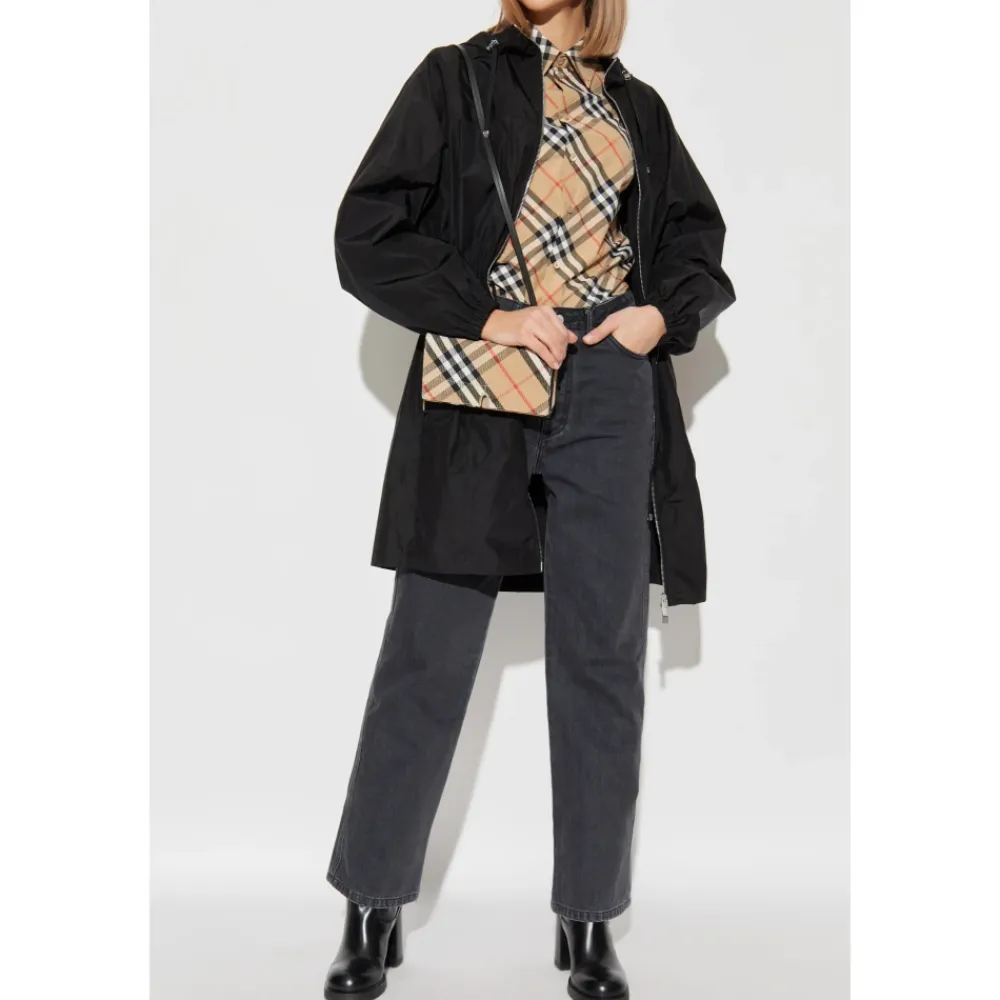 Burberry Bluser & Skjorter*Checkered Shirt Beige