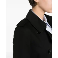 Burberry Frakker*Chelsea Cotton Trenchcoat Sort