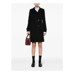 Burberry Frakker*Chelsea Cotton Trenchcoat Sort