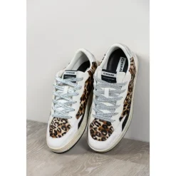 Crime London Sneakers*Chelsea Snow Leopard Multifarvet