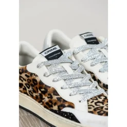 Crime London Sneakers*Chelsea Snow Leopard Multifarvet