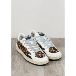 Crime London Sneakers*Chelsea Snow Leopard Multifarvet