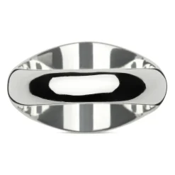 Gucci Smykker*Chevalier Ring med Ovalt Mærke Grå