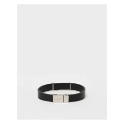 Saint Laurent Smykker*Chic læderarmbånd med magnetlås Sort