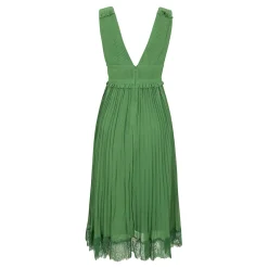 Self Portrait Kjoler*Chiffon Midi Kjole Grøn