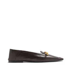 Saint Laurent Ballerina Sko*Chris Flat Brun