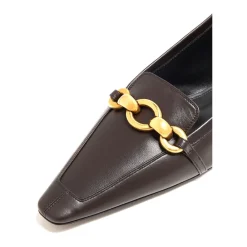 Saint Laurent Ballerina Sko*Chris Flat Brun