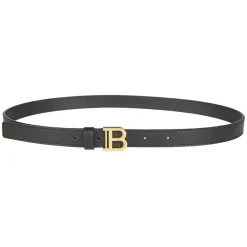 Balmain Bælter*Cintura Logo Oro Sort