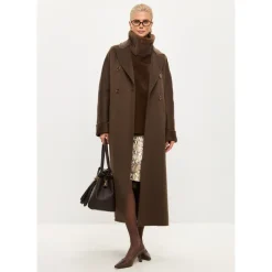 Cesare Gaspari Frakker*Classic Luxe Lang Frakke Rosie Brun