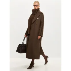 Cesare Gaspari Frakker*Classic Luxe Lang Frakke Rosie Brun