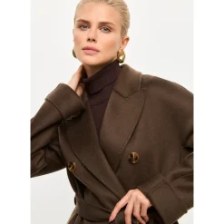 Cesare Gaspari Frakker*Classic Luxe Lang Frakke Rosie Brun