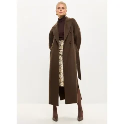 Cesare Gaspari Frakker*Classic Luxe Lang Frakke Rosie Brun