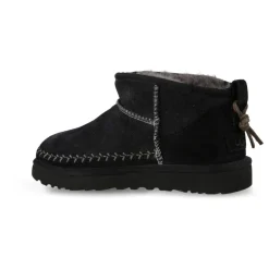 UGG Støvler*Classic Ultra Mini Biarritz Sort