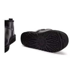 UGG Støvler*Classic Ultra Mini Leather Regenerate Støvler Black Sort