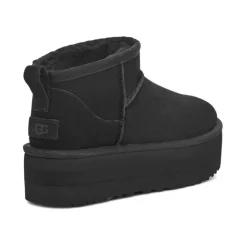 UGG Støvler*Classic Ultra Mini Platform Støvler Black Sort