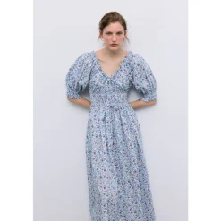 The New Society Kjoler*Cloe Dress Blå