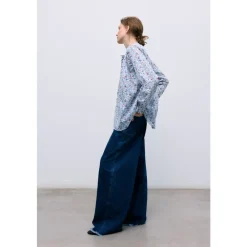 The New Society Bluser & Skjorter*Cloe Shirt Blå