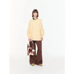 PLAN C Sweatshirts|Striktrøjer & Sweatere*Cocoon Shape Sweater Beige