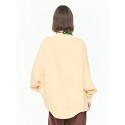 PLAN C Sweatshirts|Striktrøjer & Sweatere*Cocoon Shape Sweater Beige