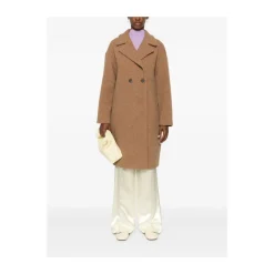 Harris Wharf London Frakker*Cognac Uldfrakke Brun