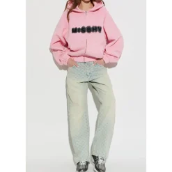MISBHV Striktrøjer & Sweatere*Community Zipped Hoodie Pink