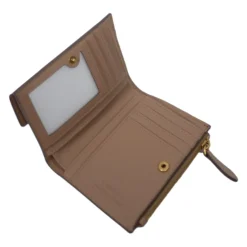 PINKO Punge & Kortholder*Compact Wallet Vitello Seta Beige