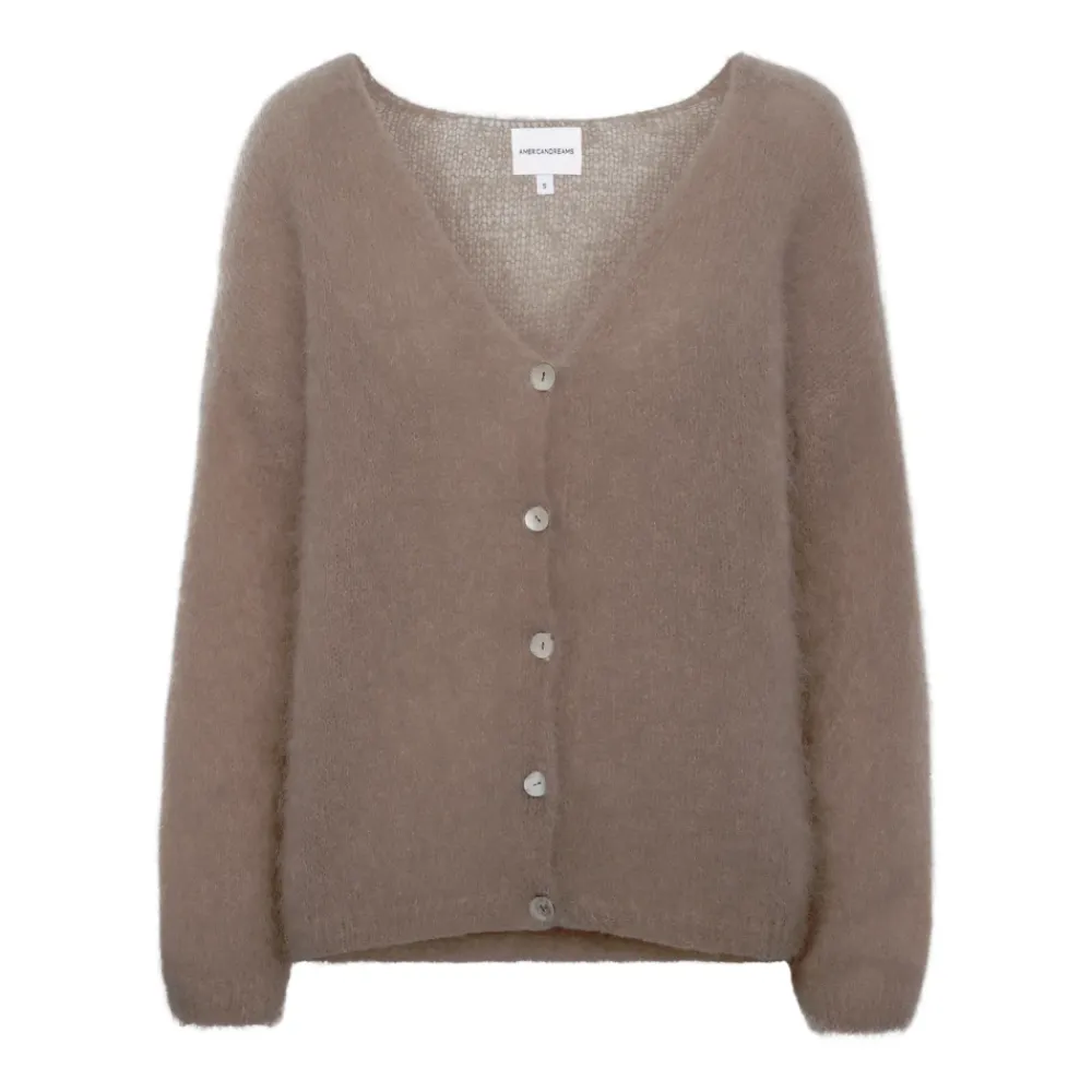 AMERICANDREAMS Striktrøjer & Sweatere*Cornelia Cardigan Brun