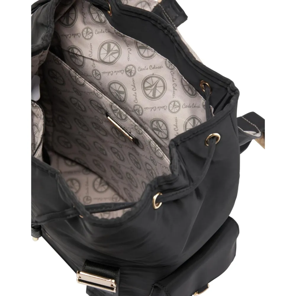 Carlo Colucci Rygsække*Cotini Dagtaske Sort