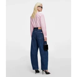 Self Portrait Bluser & Skjorter*Cotton Asymmetric Shirt Pink