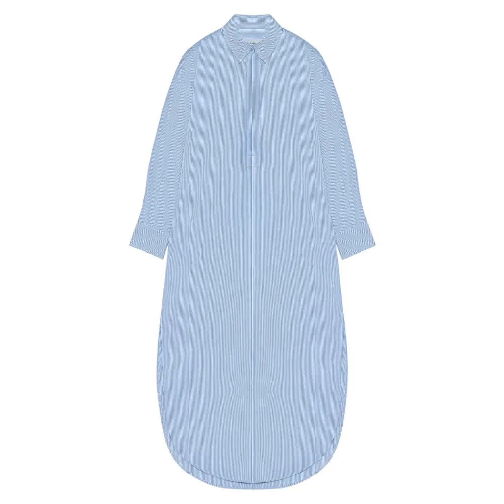 ARMARIUM Kjoler*Cotton Candle Kjole med Stribet Mønster Blå
