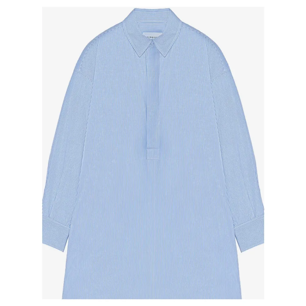 ARMARIUM Kjoler*Cotton Candle Kjole med Stribet Mønster Blå