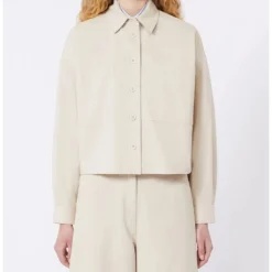 Weekend Max Mara Bluser & Skjorter*Cotton Drill Shirt Beige