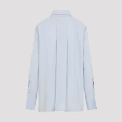 Carven Bluser & Skjorter*Cotton Poplin Shirt Blå