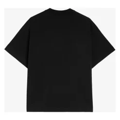 Jil Sander T-Shirts*Cotton T-Shirt med Logo Sort