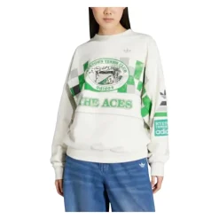 Adidas Sweatshirts*Court Crewneck Beige