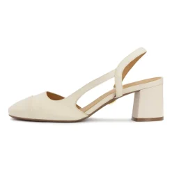 Kazar Pumps|Stiletter*Creme pumps med udskåret overdel Beige