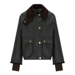 Barbour Jakker*Cropped Beadnell Waxed Jacket Grøn