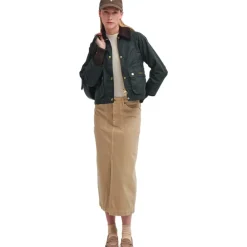 Barbour Jakker*Cropped Beadnell Waxed Jacket Grøn