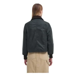 Barbour Jakker*Cropped Beadnell Waxed Jacket Grøn