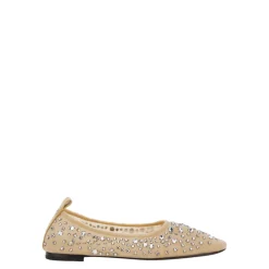 Tory Burch Ballerina Sko*Crystal Ballet Beige