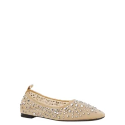 Tory Burch Ballerina Sko*Crystal Ballet Beige