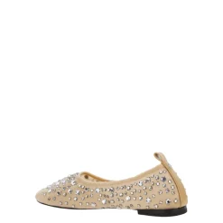 Tory Burch Ballerina Sko*Crystal Ballet Beige