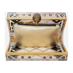 Kurt Geiger Clutch*Crystal Quilt Box Clutch Multifarvet