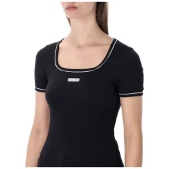 Marine Serre T-Shirts*CUTE 70'S TEE Sort