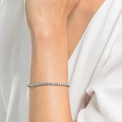 Swarovski Smykker*Dame Tennisarmbånd Hvid IMBER 1808960 Grå