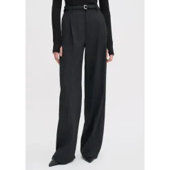 Filippa K Bukser*Darcey Nålestribede Bukser Sort